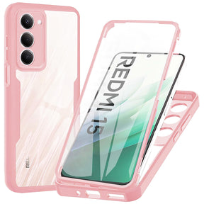 Folie de protectie Techsuit ColorVerse 360 Series + compatibil cu Xiaomi Redmi 15 4G / Redmi 15 5G, Roz