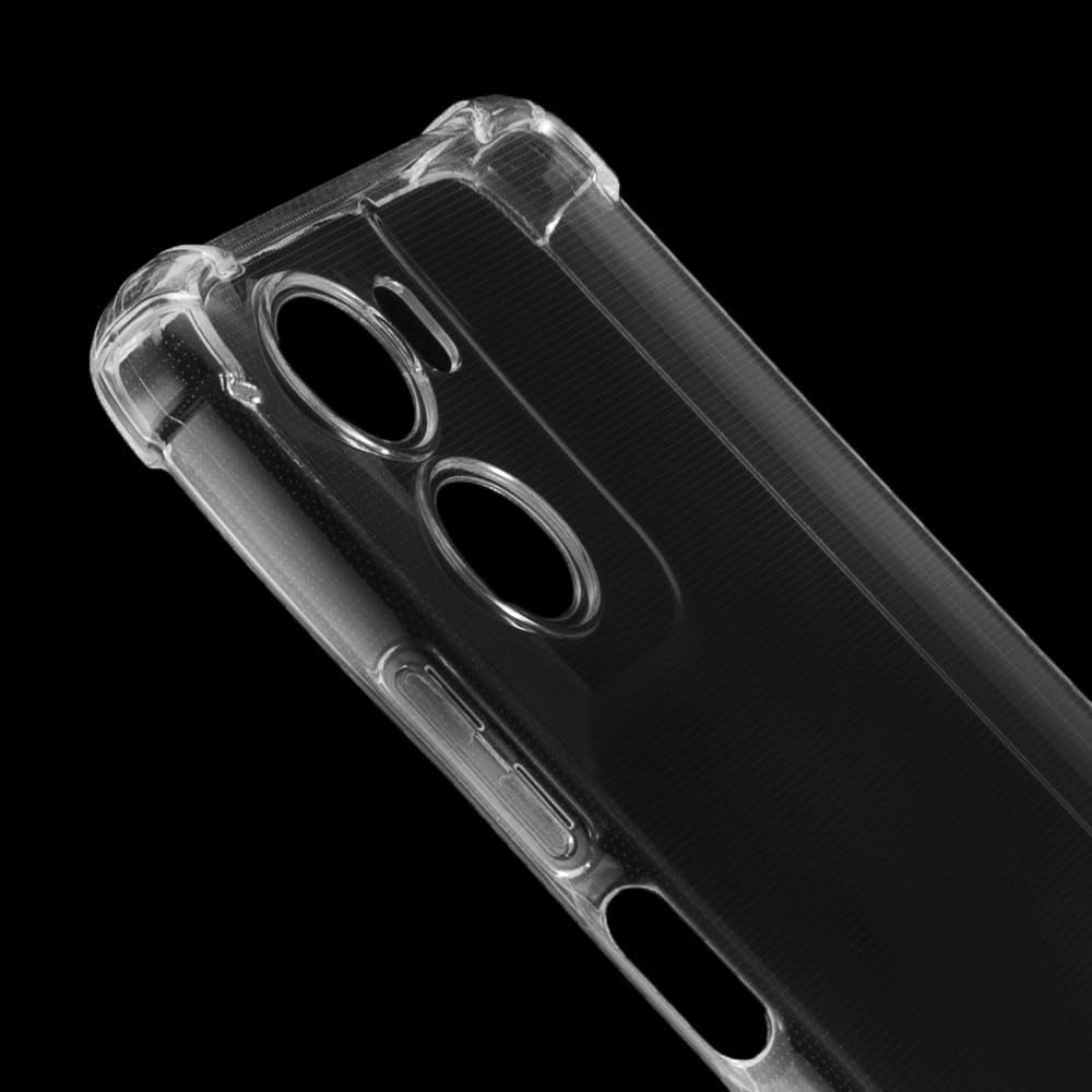 Husa de protectie Techsuit Shockproof Clear Silicone compatibil cu Motorola Moto G06, Transparent