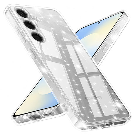 Husa de protectie Techsuit SparkleSkin Series compatibil cu Samsung Galaxy S25 FE, Transparent