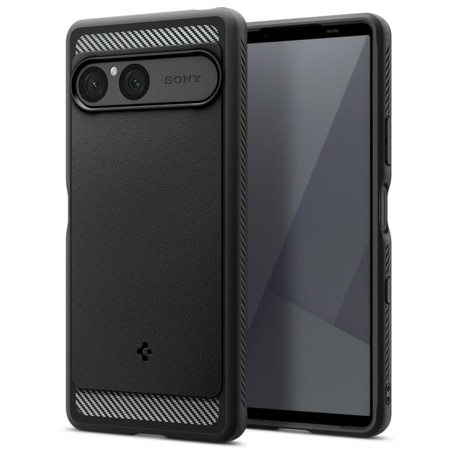 Husa de protectie Spigen Rugged Armor (ACS09592) compatibil cu Sony Xperia 10 VII, Negru