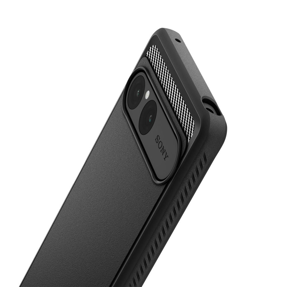 Husa de protectie Spigen Rugged Armor (ACS09592) compatibil cu Sony Xperia 10 VII, Negru