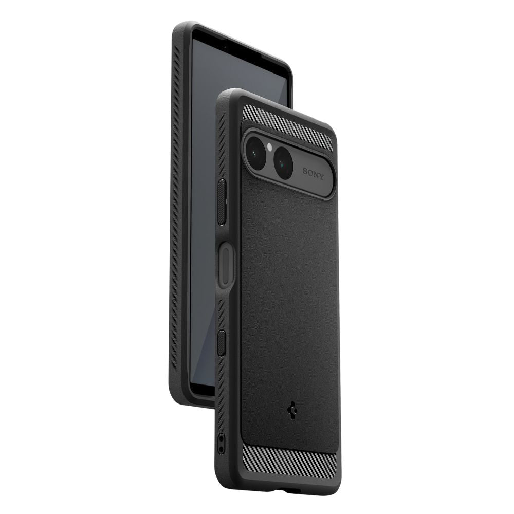 Husa de protectie Spigen Rugged Armor (ACS09592) compatibil cu Sony Xperia 10 VII, Negru