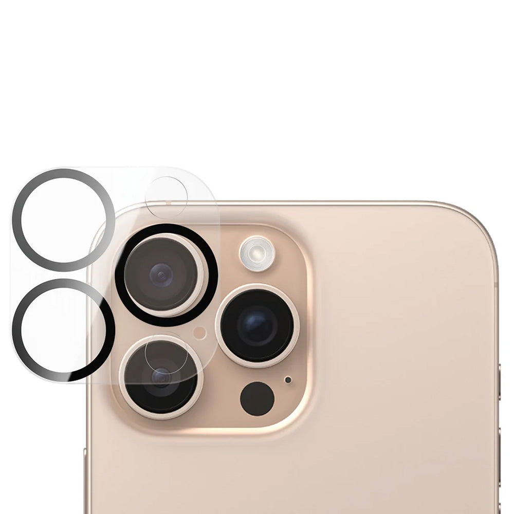 Folie de protectie PanzerGlass® PicturePerfect Camera Lens compatibil cu iPhone 16 Pro / iPhone 16 Pro Max, Transparent