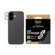 Folie de protectie PanzerGlass® Hoops® Camera Lens compatibil cu iPhone 17 / iPhone 16 / iPhone 16 Plus, Glitter Silver
