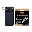 Folie de protectie PanzerGlass® Hoops® Camera Lens compatibil cu iPhone 17 Pro / iPhone 17 Pro Max / iPhone 16 Pro / iPhone 16 Pro Max, Glitter Gold