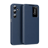 Husa de protectie Techsuit SmartView Series compatibil cu Samsung Galaxy A17 5G / A17 4G / A26 5G / M17 / F17, Albastru