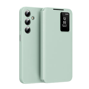 Husa de protectie Techsuit SmartView Series compatibil cu Samsung Galaxy A17 5G / A17 4G / A26 5G / M17 / F17, Verde