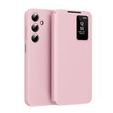 Husa de protectie Techsuit SmartView Series compatibil cu Samsung Galaxy A17 5G / A17 4G / A26 5G / M17 / F17, Roz