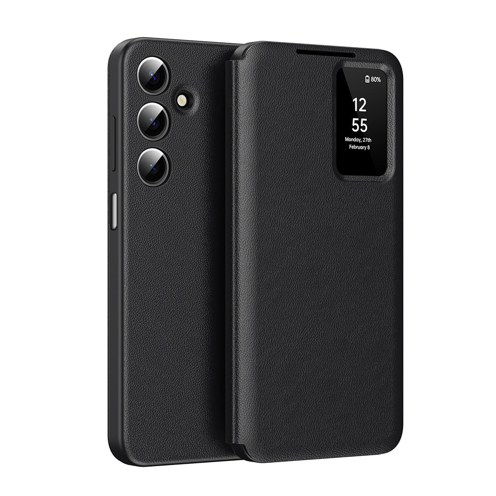 Husa de protectie Techsuit SmartView Series compatibil cu Samsung Galaxy A17 5G / A17 4G / A26 5G / M17 / F17, Negru