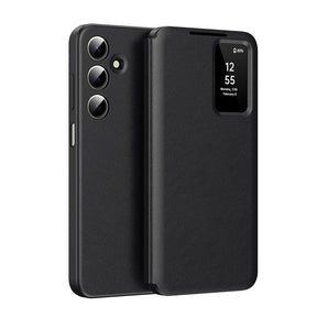 Husa de protectie Techsuit SmartView Series compatibil cu Samsung Galaxy A17 5G / A17 4G / A26 5G / M17 / F17, Negru