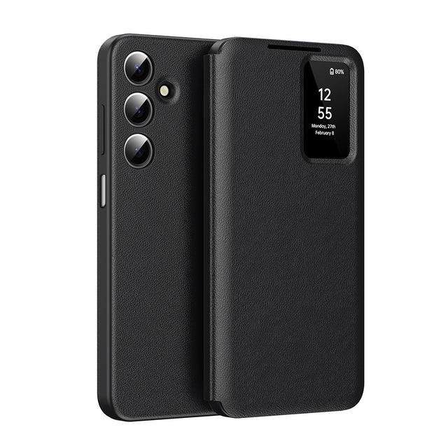 Husa de protectie Techsuit SmartView Series compatibil cu Samsung Galaxy A17 5G / A17 4G / A26 5G / M17 / F17, Negru