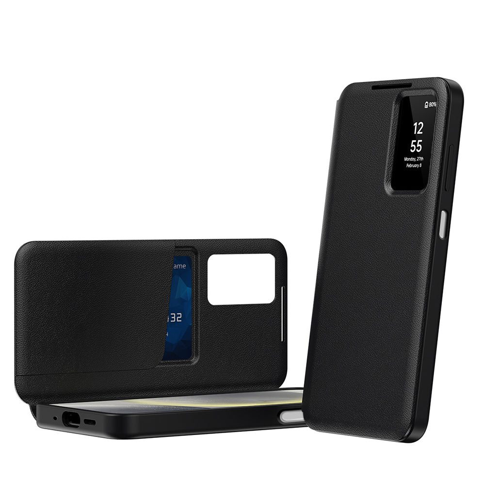 Husa de protectie Techsuit SmartView Series compatibil cu Samsung Galaxy A17 5G / A17 4G / A26 5G / M17 / F17, Negru