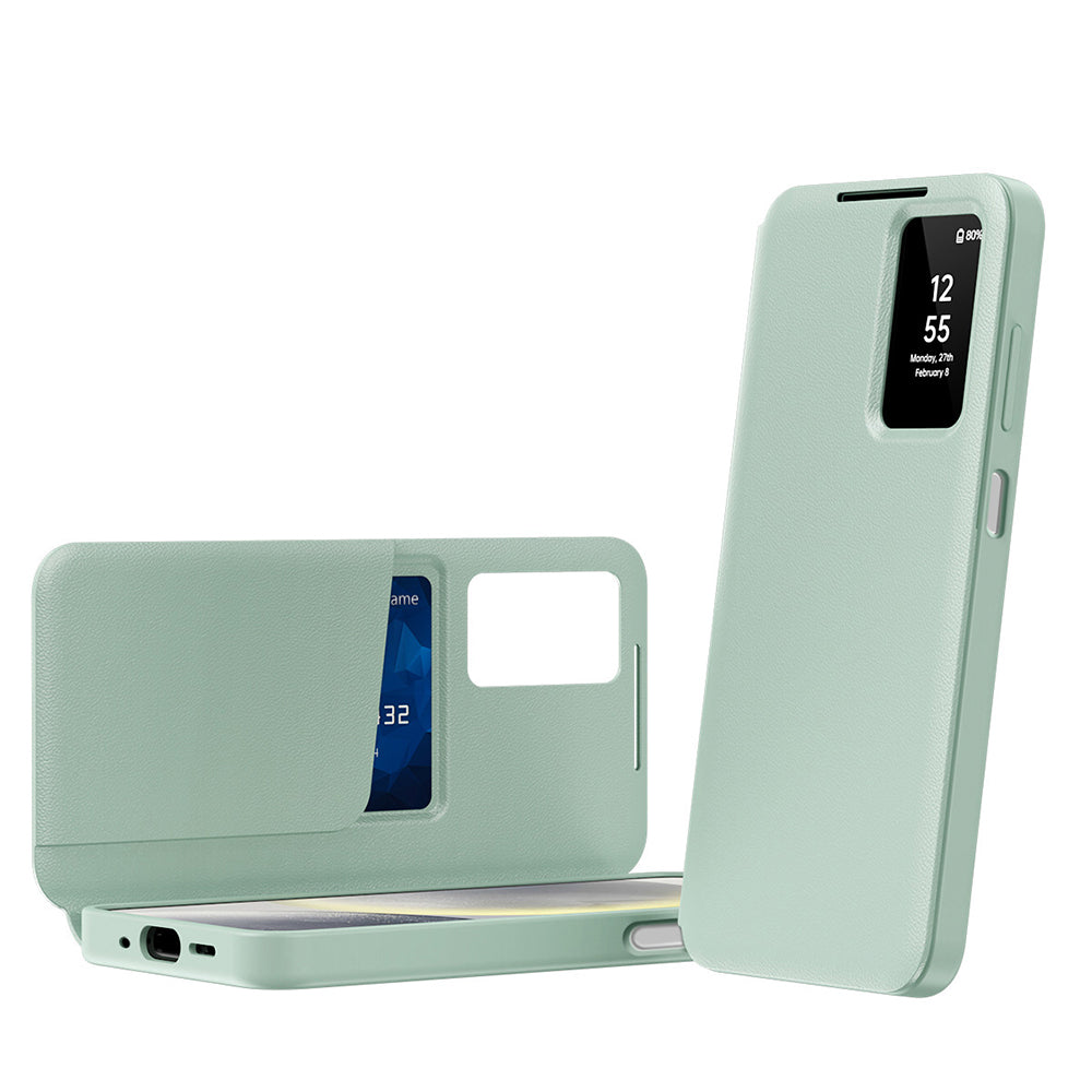 Husa de protectie Techsuit SmartView Series compatibil cu Samsung Galaxy A17 5G / A17 4G / A26 5G / M17 / F17, Verde
