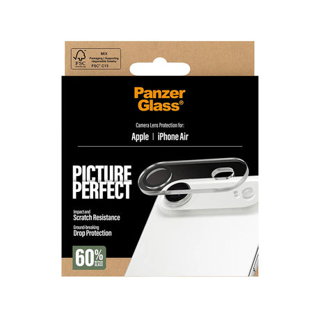 Folie de protectie PanzerGlass® PicturePerfect Camera Lens compatibil cu iPhone 17 Air, Transparent