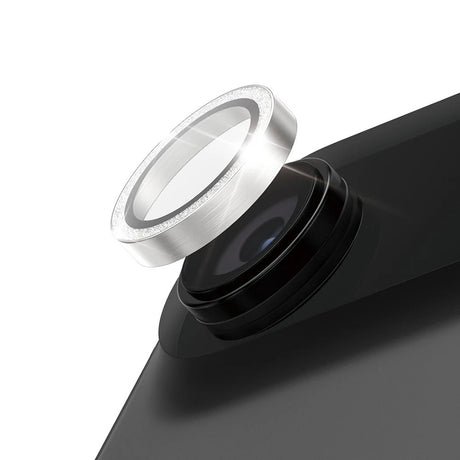 Folie de protectie PanzerGlass® Hoops® Camera Lens compatibil cu iPhone 17 Air, Glitter Silver