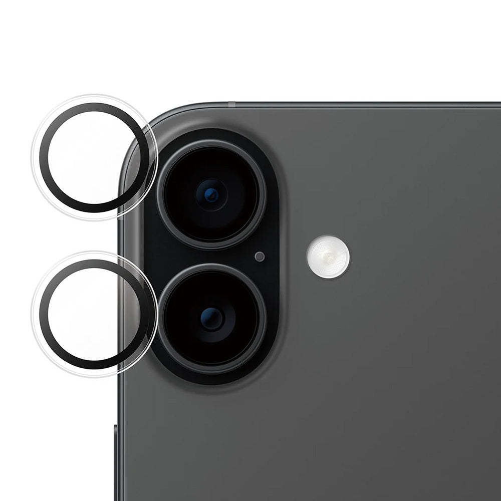 Folie de protectie PanzerGlass® SAFE. Camera Lens compatibil cu iPhone 17 / iPhone 16 / iPhone 16 Plus, Transparent