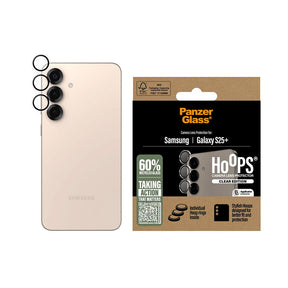 Folie de protectie PanzerGlass® Hoops® Camera Lens compatibil cu Samsung Galaxy S25 Plus, Transparent