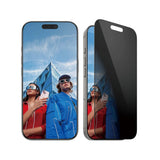 Folie de protectie PanzerGlass® Ultra-Wide Fit Privacy w. EasyAligner compatibil cu iPhone 16 Pro, Negru