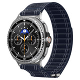 Curea smartwatch Spigen Watchband WBF0 (AMP10155) compatibil cu Samsung Galaxy Watch8 40mm/Watch8 44mm/Watch8 Classic, Bleumarin