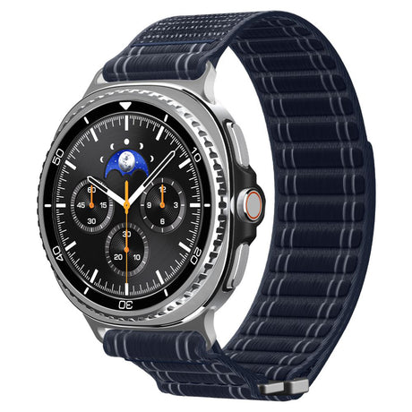 Curea smartwatch Spigen Watchband WBF0 (AMP10155) compatibil cu Samsung Galaxy Watch8 40mm/Watch8 44mm/Watch8 Classic, Bleumarin