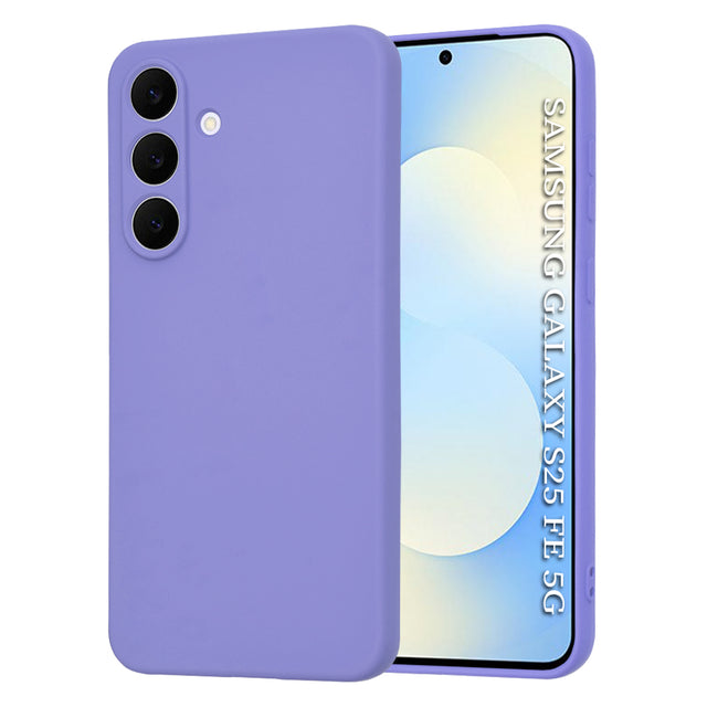 Husa de protectie Techsuit SoftFlex compatibil cu Samsung Galaxy S25 FE, Mov Deschis