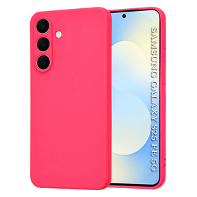 Husa de protectie Techsuit SoftFlex compatibil cu Samsung Galaxy S25 FE, Roz Intens