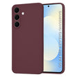 Husa de protectie Techsuit SoftFlex compatibil cu Samsung Galaxy S25 FE, Plum Red