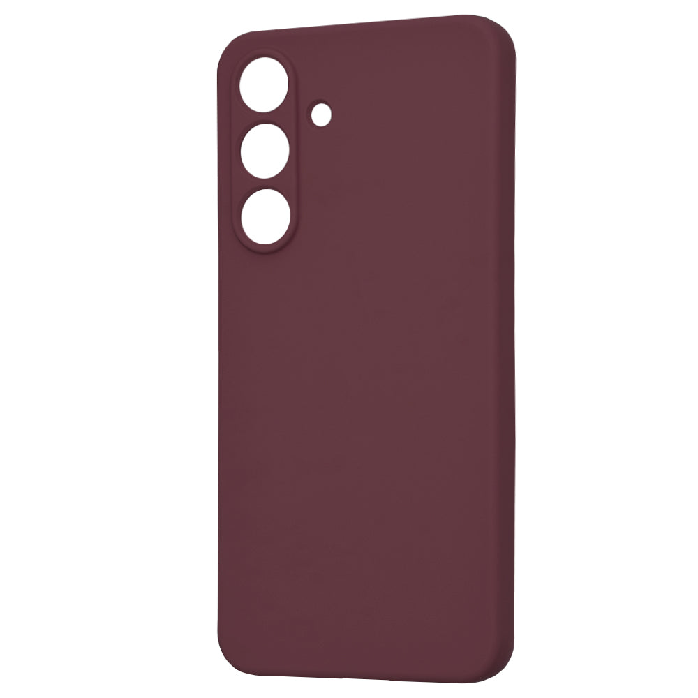 Husa de protectie Techsuit SoftFlex compatibil cu Samsung Galaxy S25 FE, Plum Red