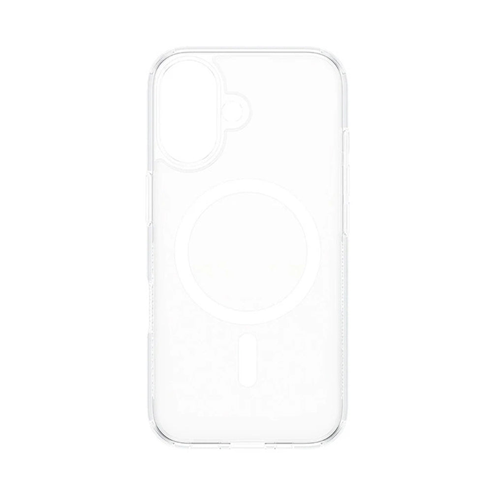 Husa de protectie PanzerGlass® HardCase White MagSafe Series compatibil cu iPhone 16, Transparent