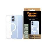 Husa de protectie PanzerGlass® HardCase White MagSafe Series compatibil cu iPhone 16, Transparent