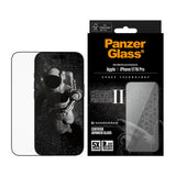Folie de protectie PanzerGlass® Ultra-Wide Fit Ceramic II w. EasyAligner compatibil cu iPhone 17 / iPhone 16 Pro, Negru