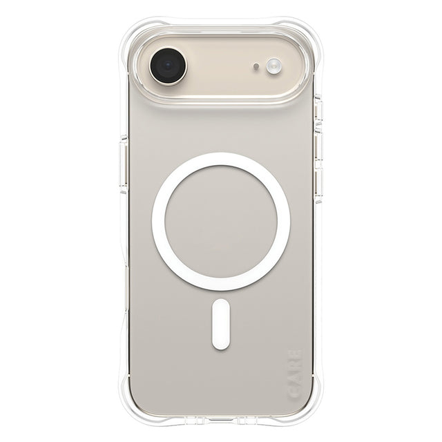 Husa de protectie PanzerGlass® CARE Fashionable w. White MagSafe compatibil cu iPhone 17 Air, Transparent