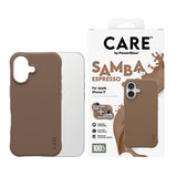 Husa de protectie PanzerGlass® CARE Fashionable w. MagSafe compatibil cu iPhone 17, Samba Espresso