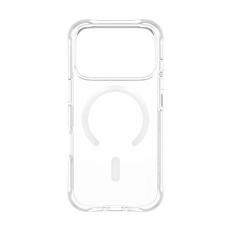 Husa de protectie PanzerGlass® CARE Fashionable w. White MagSafe compatibil cu iPhone 17 Pro, Transparent