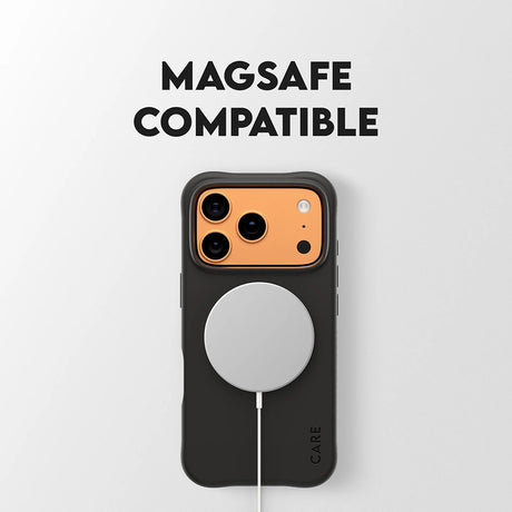 Husa de protectie PanzerGlass® CARE Fashionable w. MagSafe compatibil cu iPhone 17 Pro, Samba Black