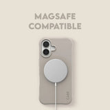 Husa de protectie PanzerGlass® CARE Fashionable w. MagSafe compatibil cu iPhone 17, Samba Vanilla
