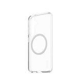 Husa de protectie PanzerGlass® CARE Flagship Urban Combat White Qi Compatible compatibil cu Samsung Galaxy S25, Transparent