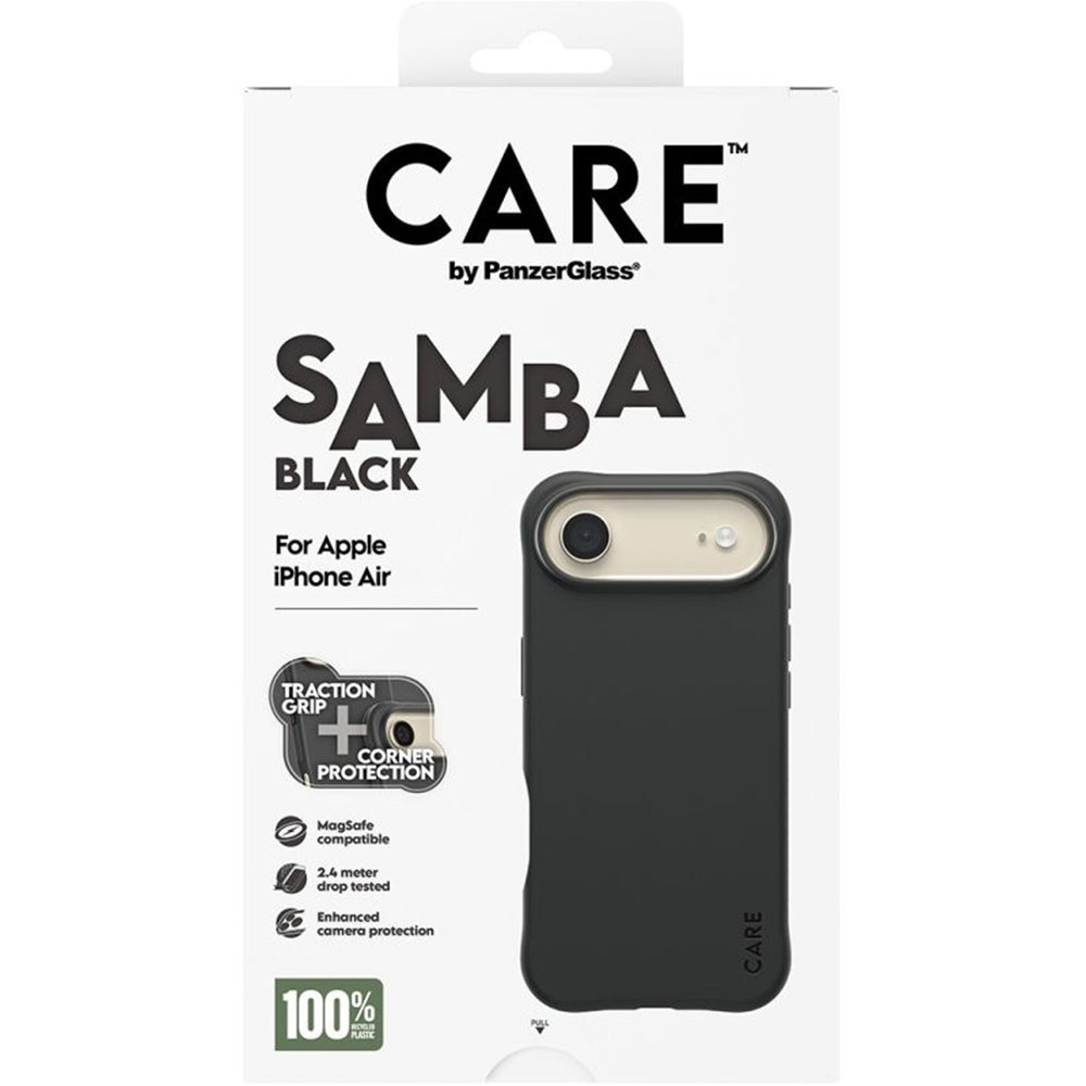 Husa de protectie PanzerGlass® CARE Fashionable w. MagSafe compatibil cu iPhone 17 Air, Negru