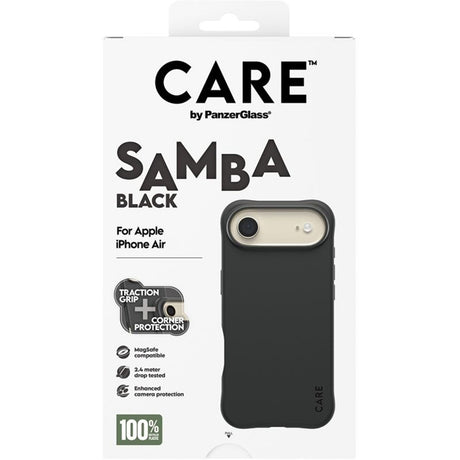 Husa de protectie PanzerGlass® CARE Fashionable w. MagSafe compatibil cu iPhone 17 Air, Negru