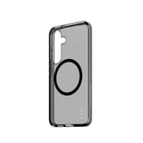 Husa de protectie PanzerGlass® CARE Flagship Urban Combat Black Qi Compatible compatibil cu Samsung Galaxy S25, Smokey