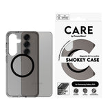 Husa de protectie PanzerGlass® CARE Flagship Urban Combat Black Qi Compatible compatibil cu Samsung Galaxy S25, Smokey