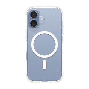 Husa de protectie PanzerGlass® CARE Fashionable w. White MagSafe compatibil cu iPhone 17, Transparent