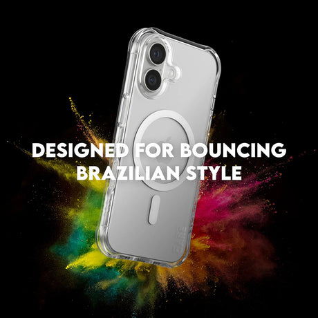 Husa de protectie PanzerGlass® CARE Fashionable w. White MagSafe compatibil cu iPhone 17, Transparent