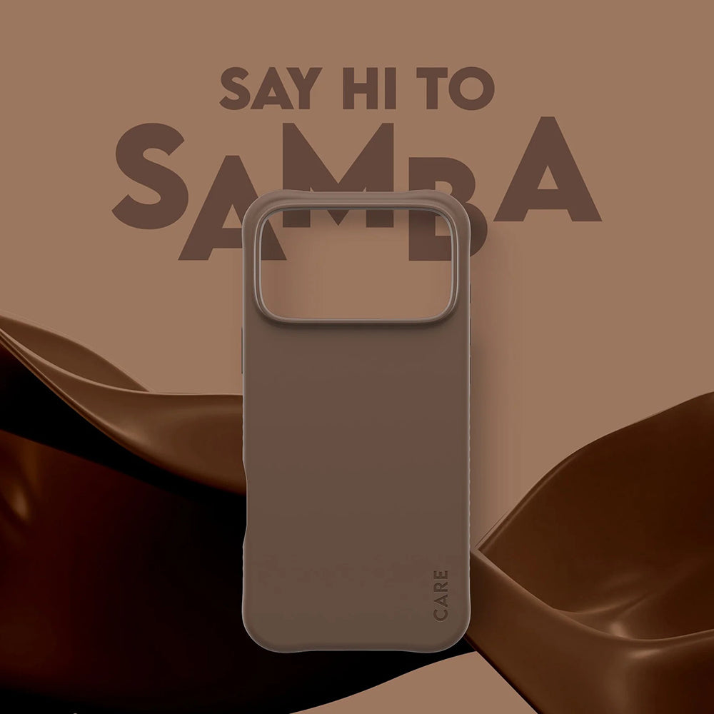 Husa de protectie PanzerGlass® CARE Fashionable w. MagSafe compatibil cu iPhone 17 Air, Samba Espresso