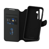 Husa de protectie PanzerGlass® CARE Feature Tango Two-in-One Wallet compatibil cu Samsung Galaxy S25, Negru