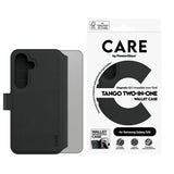 Husa de protectie PanzerGlass® CARE Feature Tango Two-in-One Wallet compatibil cu Samsung Galaxy S25, Negru