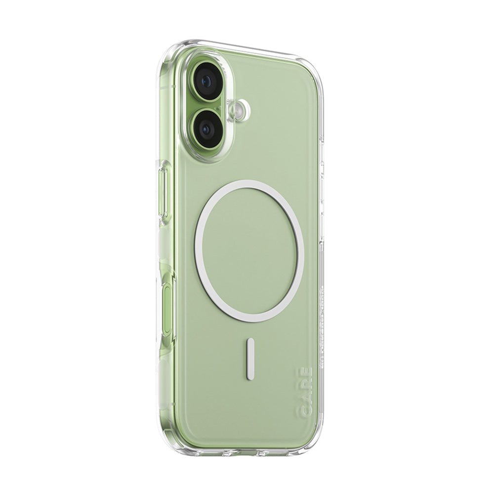 Husa de protectie PanzerGlass® CARE Flagship Urban Explorer White MagSafe compatibil cu iPhone 17, Transparent