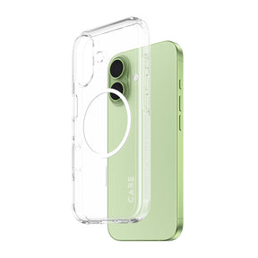 Husa de protectie PanzerGlass® CARE Flagship Urban Explorer White MagSafe compatibil cu iPhone 17, Transparent