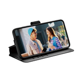 Husa de protectie PanzerGlass® CARE Feature Kickstand Wallet compatibil cu Samsung Galaxy S25 Plus, Negru