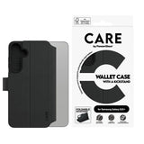 Husa de protectie PanzerGlass® CARE Feature Kickstand Wallet compatibil cu Samsung Galaxy S25 Plus, Negru